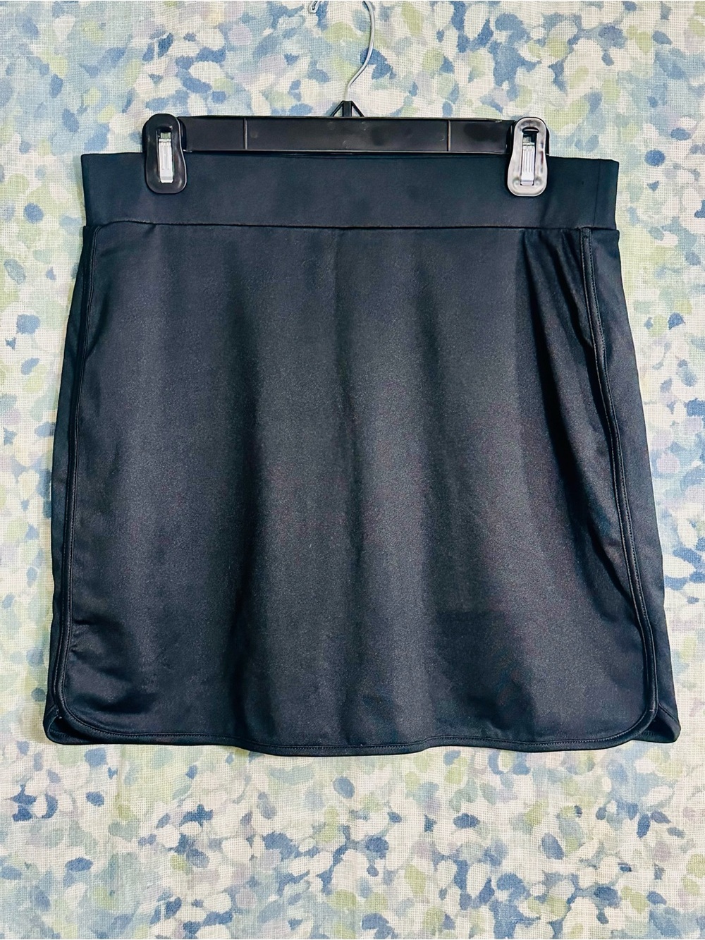 J.Crew Black Active Tennis Skort Skirt with Built-In Shorts Size Medium